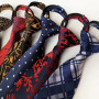 Pre-tied Necktie For Men Women Paisley Style Zipper Tie Plaid Stripes Jacquard Classic 8cm Business Tie Men Wedding Accessories