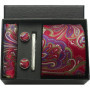 100 Silk Necktie Paisley Floral Mens Tie Top Quality Business Tie Pocket Square Tie Clip Cufflinks Set Classic For Men Gift Box