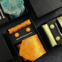 100 Silk Necktie Paisley Floral Mens Tie Top Quality Business Tie Pocket Square Tie Clip Cufflinks Set Classic For Men Gift Box