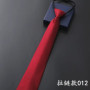 8CM Men's Business Dress Zipper Tie Groom Wedding Blue Stripe Korean Black Lazy Tie Pull