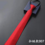 8CM Men's Business Dress Zipper Tie Groom Wedding Blue Stripe Korean Black Lazy Tie Pull