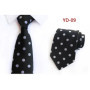 New Design Fashion Necktie Orange White Blue Polka Dot Ties for Man Business Wedding Formal NeckTie 8cm Silk Dress Gift Gravata