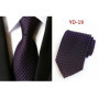 New Design Fashion Necktie Orange White Blue Polka Dot Ties for Man Business Wedding Formal NeckTie 8cm Silk Dress Gift Gravata