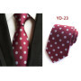 New Design Fashion Necktie Orange White Blue Polka Dot Ties for Man Business Wedding Formal NeckTie 8cm Silk Dress Gift Gravata