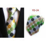 New Design Fashion Necktie Orange White Blue Polka Dot Ties for Man Business Wedding Formal NeckTie 8cm Silk Dress Gift Gravata