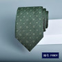 green tie for man 7cm cravatta uomo elegante Men's luxury ties corbata Floral Print necktie Wedding Accessories Neckties
