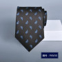 green tie for man 7cm cravatta uomo elegante Men's luxury ties corbata Floral Print necktie Wedding Accessories Neckties