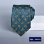 green tie for man 7cm cravatta uomo elegante Men's luxury ties corbata Floral Print necktie Wedding Accessories Neckties