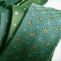 green tie for man 7cm cravatta uomo elegante Men's luxury ties corbata Floral Print necktie Wedding Accessories Neckties