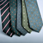 green tie for man 7cm cravatta uomo elegante Men's luxury ties corbata Floral Print necktie Wedding Accessories Neckties