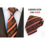 Fashion 8cm Floral Mens Tie Green Yellow Plaid Paisley Jacquard Weave Necktie Suit Business Wedding Neck Ties Accessories