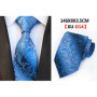 Fashion 8cm Floral Mens Tie Green Yellow Plaid Paisley Jacquard Weave Necktie Suit Business Wedding Neck Ties Accessories