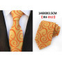 Fashion 8cm Floral Mens Tie Green Yellow Plaid Paisley Jacquard Weave Necktie Suit Business Wedding Neck Ties Accessories