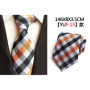 Fashion 8cm Floral Mens Tie Green Yellow Plaid Paisley Jacquard Weave Necktie Suit Business Wedding Neck Ties Accessories