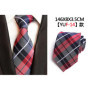 Fashion 8cm Floral Mens Tie Green Yellow Plaid Paisley Jacquard Weave Necktie Suit Business Wedding Neck Ties Accessories