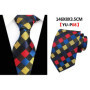 Fashion 8cm Floral Mens Tie Green Yellow Plaid Paisley Jacquard Weave Necktie Suit Business Wedding Neck Ties Accessories