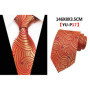 Fashion 8cm Floral Mens Tie Green Yellow Plaid Paisley Jacquard Weave Necktie Suit Business Wedding Neck Ties Accessories