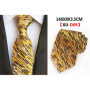 Fashion 8cm Floral Mens Tie Green Yellow Plaid Paisley Jacquard Weave Necktie Suit Business Wedding Neck Ties Accessories