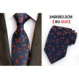 Fashion 8cm Floral Mens Tie Green Yellow Plaid Paisley Jacquard Weave Necktie Suit Business Wedding Neck Ties Accessories