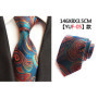 Fashion 8cm Floral Mens Tie Green Yellow Plaid Paisley Jacquard Weave Necktie Suit Business Wedding Neck Ties Accessories