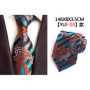 Fashion 8cm Floral Mens Tie Green Yellow Plaid Paisley Jacquard Weave Necktie Suit Business Wedding Neck Ties Accessories