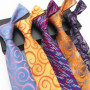 Fashion 8cm Floral Mens Tie Green Yellow Plaid Paisley Jacquard Weave Necktie Suit Business Wedding Neck Ties Accessories