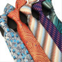 Fashion 8cm Floral Mens Tie Green Yellow Plaid Paisley Jacquard Weave Necktie Suit Business Wedding Neck Ties Accessories