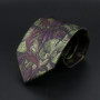 Vintage Digital Printed Men Ties Floral Elk Forest Pattern Soft 8cm Retro Necktie For Casual Party Suit Shirt Cravat Accessory