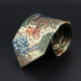 Vintage Digital Printed Men Ties Floral Elk Forest Pattern Soft 8cm Retro Necktie For Casual Party Suit Shirt Cravat Accessory