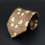 Vintage Digital Printed Men Ties Floral Elk Forest Pattern Soft 8cm Retro Necktie For Casual Party Suit Shirt Cravat Accessory