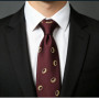 8cm 2026 New Man Retro Striped Neck Ties For Men Clssic Casual Luxury Polyester Soft Neckties Wedding Groom Shirts Accessorries