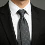 8cm 2026 New Man Retro Striped Neck Ties For Men Clssic Casual Luxury Polyester Soft Neckties Wedding Groom Shirts Accessorries