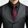 7cm New Men Navy Green Neck Ties For Man Jacquard Floral Paisley Neckties Business Korean Casual Wedding Tie Cravat Accessorries