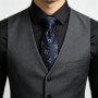 7cm New Men Navy Green Neck Ties For Man Jacquard Floral Paisley Neckties Business Korean Casual Wedding Tie Cravat Accessorries