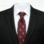 7cm New Men Navy Green Neck Ties For Man Jacquard Floral Paisley Neckties Business Korean Casual Wedding Tie Cravat Accessorries