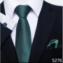 Hot Sale Brand Fashion 8 cm Tie Pocket Squares Set Necktie Men Suit Accessories Green Floral Wedding Gravatas Fit Formal Party