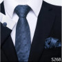 Hot Sale Brand Fashion 8 cm Tie Pocket Squares Set Necktie Men Suit Accessories Green Floral Wedding Gravatas Fit Formal Party