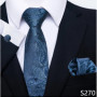 Hot Sale Brand Fashion 8 cm Tie Pocket Squares Set Necktie Men Suit Accessories Green Floral Wedding Gravatas Fit Formal Party