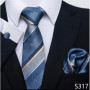 Hot Sale Brand Fashion 8 cm Tie Pocket Squares Set Necktie Men Suit Accessories Green Floral Wedding Gravatas Fit Formal Party