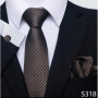 Hot Sale Brand Fashion 8 cm Tie Pocket Squares Set Necktie Men Suit Accessories Green Floral Wedding Gravatas Fit Formal Party
