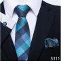 Hot Sale Brand Fashion 8 cm Tie Pocket Squares Set Necktie Men Suit Accessories Green Floral Wedding Gravatas Fit Formal Party