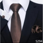 Hot Sale Brand Fashion 8 cm Tie Pocket Squares Set Necktie Men Suit Accessories Green Floral Wedding Gravatas Fit Formal Party