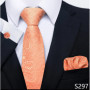 Hot Sale Brand Fashion 8 cm Tie Pocket Squares Set Necktie Men Suit Accessories Green Floral Wedding Gravatas Fit Formal Party