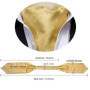Black Pink Blue Red Gold Green Purple White Beige Mens Ascot Cravat Tie Hanky Cufflinks for Male Wedding Business Prom Gift