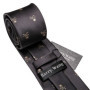 Brown Skull Fashion Men Tie Necktie Gravat Handkerchief Cufflinks Set Silk Ties For Men Suit Party Business Gift Barry.Wang