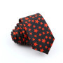 Musical Men's Skinny Tie Design Colorful Notes Printed Piano Key Smile Guitar Polyester 5cm Width Necktie Party Gift Accessory