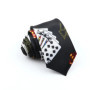 Musical Men's Skinny Tie Design Colorful Notes Printed Piano Key Smile Guitar Polyester 5cm Width Necktie Party Gift Accessory
