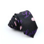 Musical Men's Skinny Tie Design Colorful Notes Printed Piano Key Smile Guitar Polyester 5cm Width Necktie Party Gift Accessory
