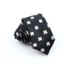 Musical Men's Skinny Tie Design Colorful Notes Printed Piano Key Smile Guitar Polyester 5cm Width Necktie Party Gift Accessory
