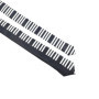 Musical Men's Skinny Tie Design Colorful Notes Printed Piano Key Smile Guitar Polyester 5cm Width Necktie Party Gift Accessory